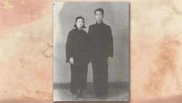 1951年，黄松坚、张少良夫妇在广州合影.jpg